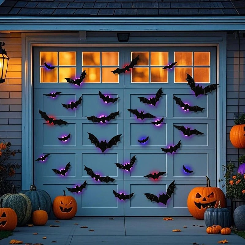 3D Halloween Bat Wall Light
