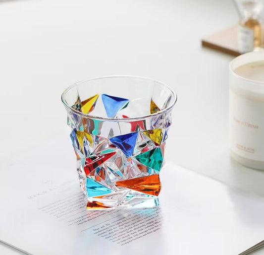 Hand-Painted Crystal Glass