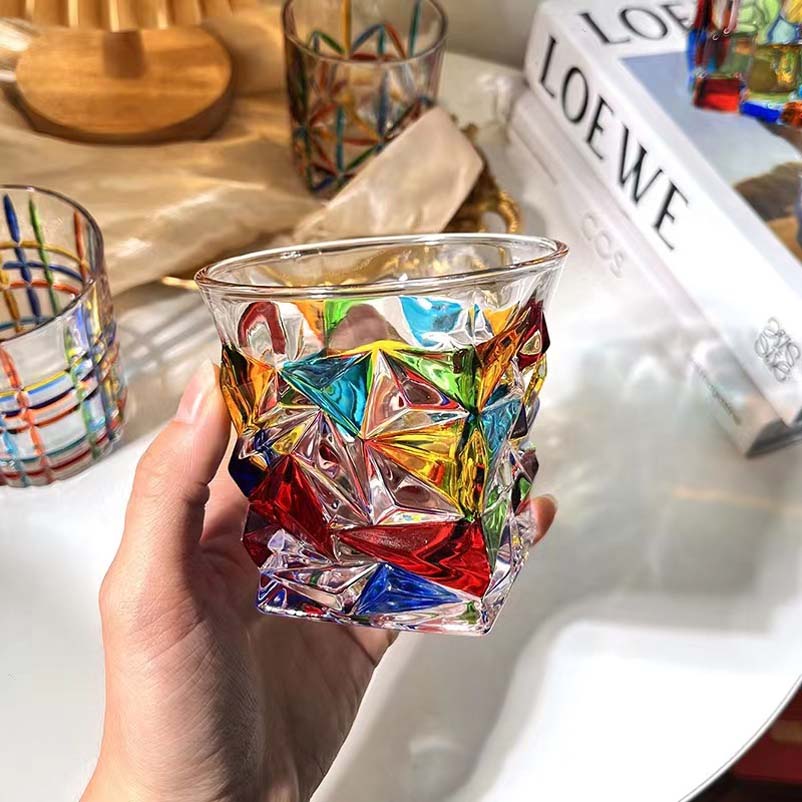 Hand-Painted Crystal Glass