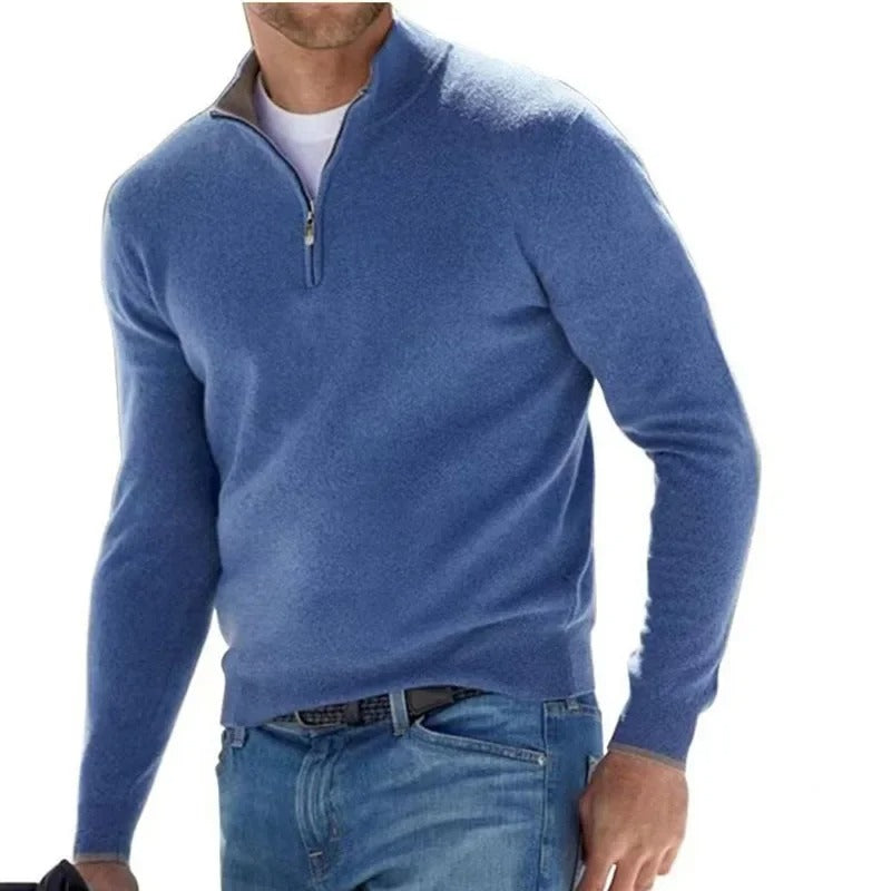 Boromis Cashmere Zip Sweater