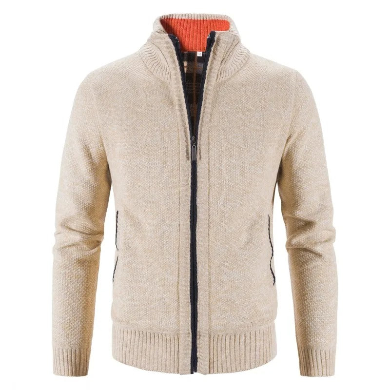 Brenner Fleece Thickened Cardigan