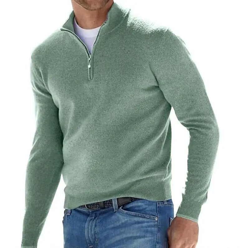 Boromis Cashmere Zip Sweater