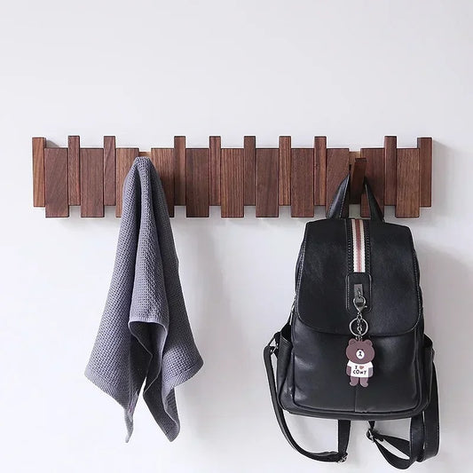 Wooden Piano Coat Rack