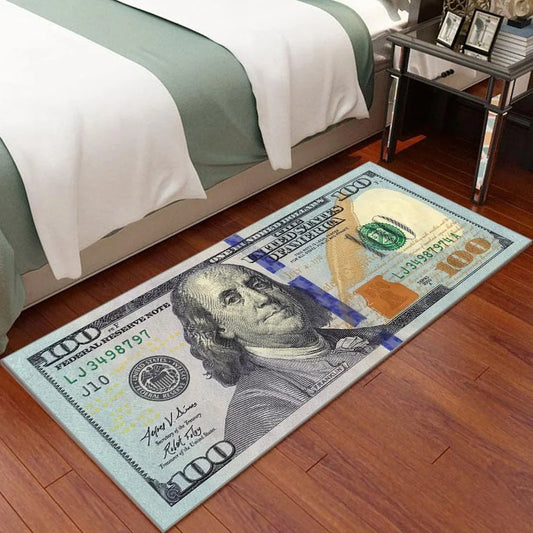 Hundred-Dollar Bill Rug