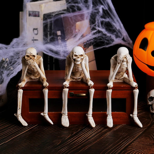 Skeleton Sculptures - Set of 3