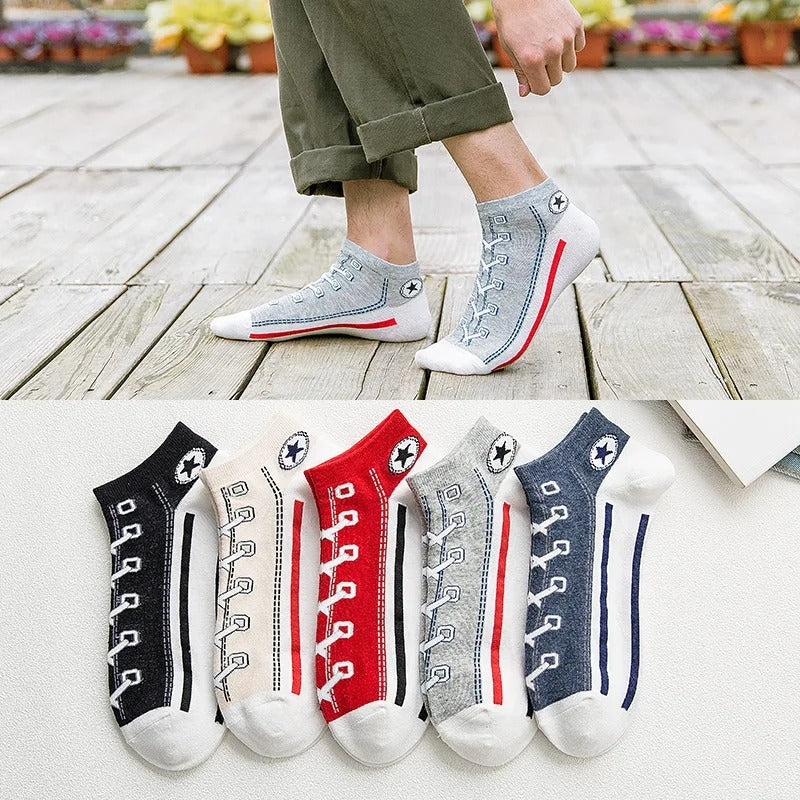 Canvas Socks (Variety Pack - 5 Pairs)