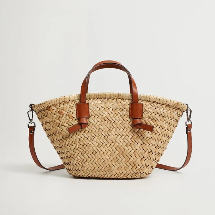 Woven Rattan Handbag