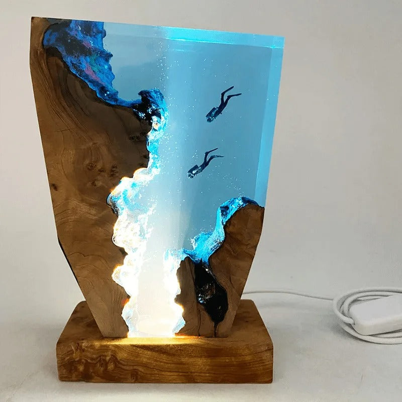 Underwater Aurora Lamp