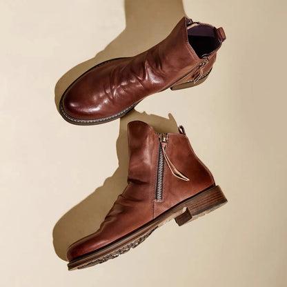 Amalfi Genuine Leather Chelsea Boots