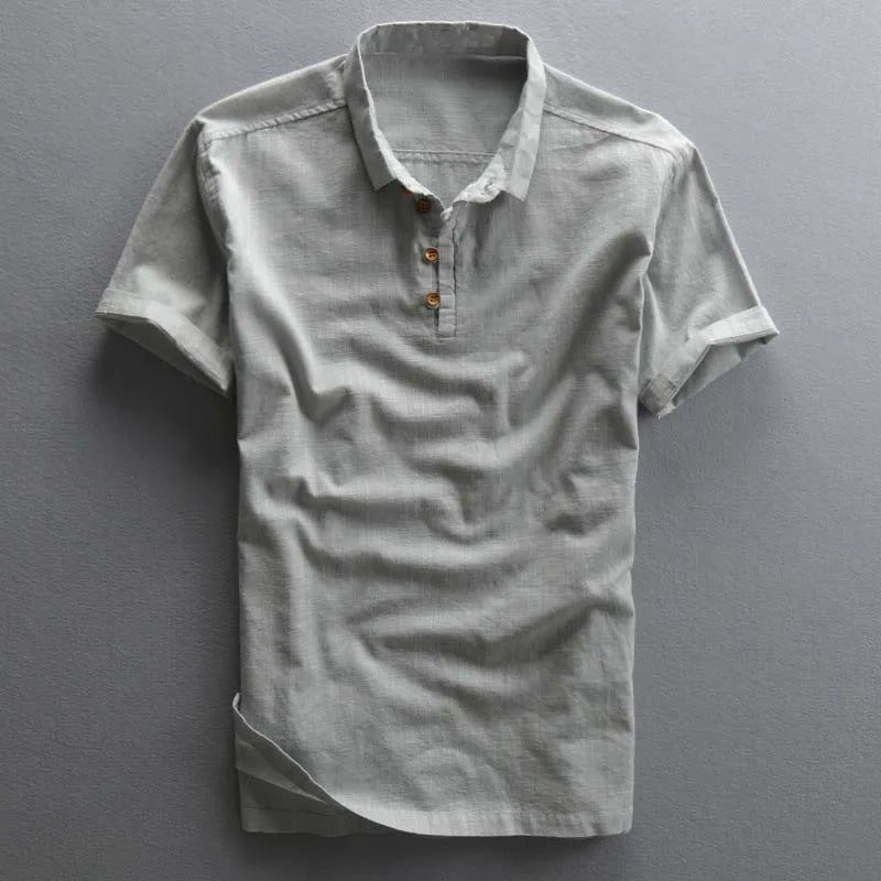 Hiroshi Men's Japanese Short Sleeve