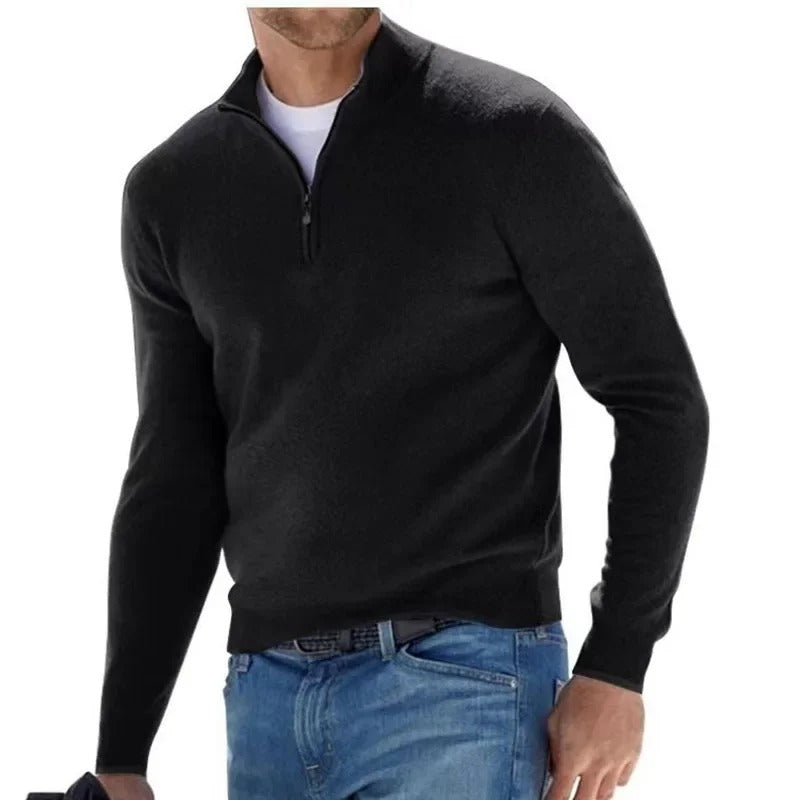 Boromis Cashmere Zip Sweater