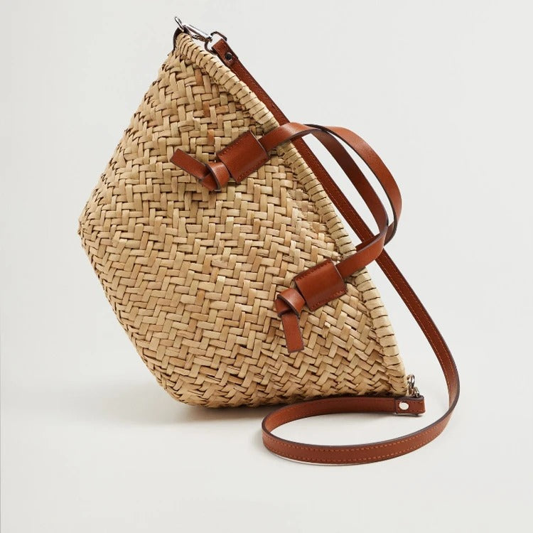 Woven Rattan Handbag