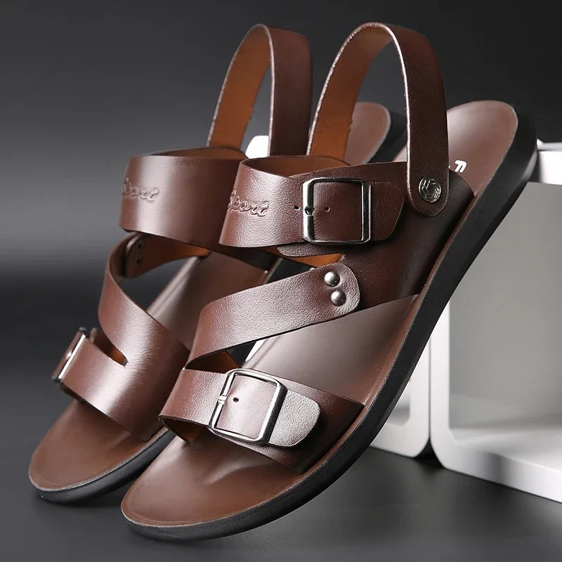 Santoli Men's Leather Sandals