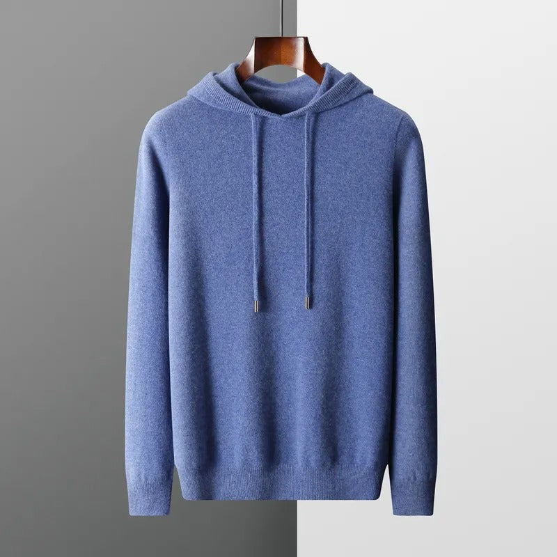 MerinoMajesty Merino Wool Male Hoodie