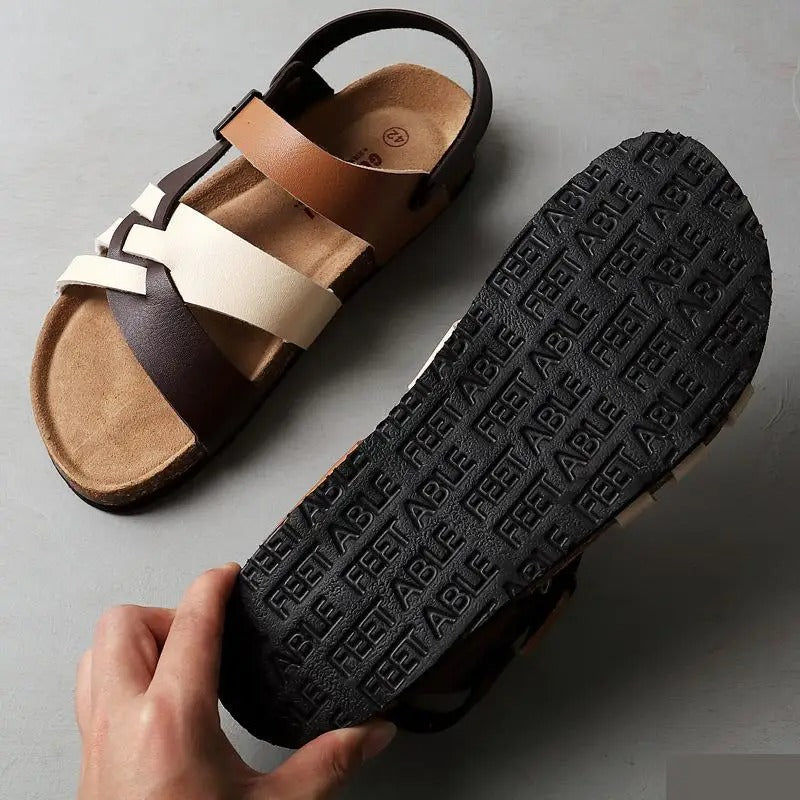 Alessio Leather Sandals