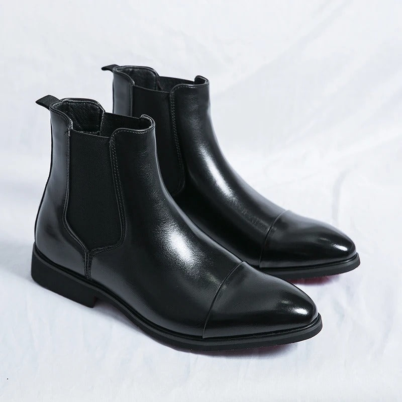 Aldo Marino Leather Chelsea Boots – Pantimba