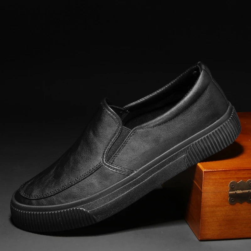 Vittorio Leather Slip-On Shoes