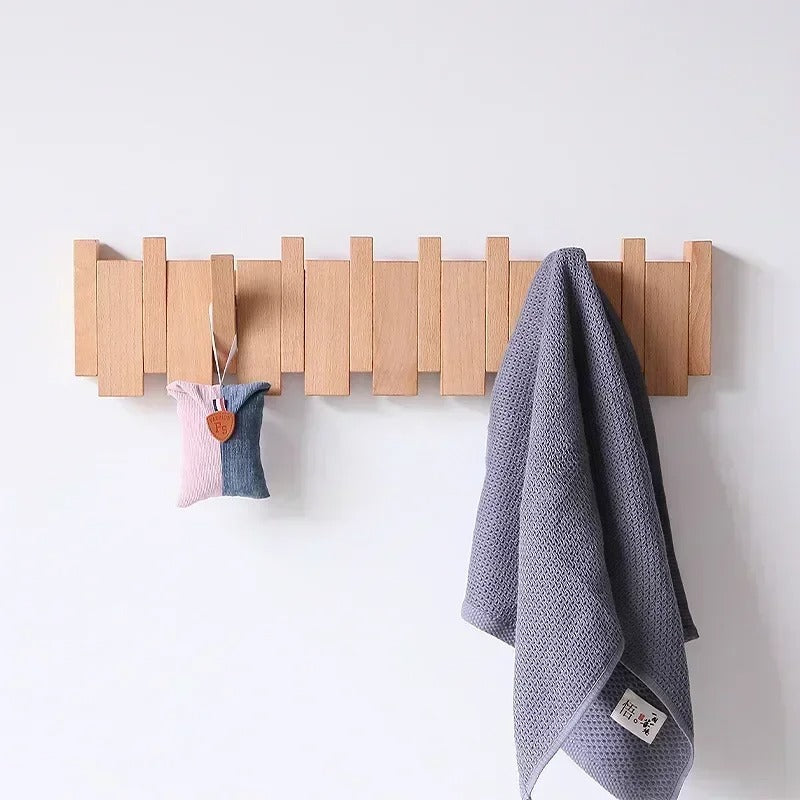 Wooden Piano Coat Rack