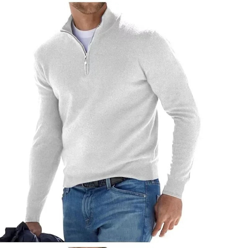 Boromis Cashmere Zip Sweater