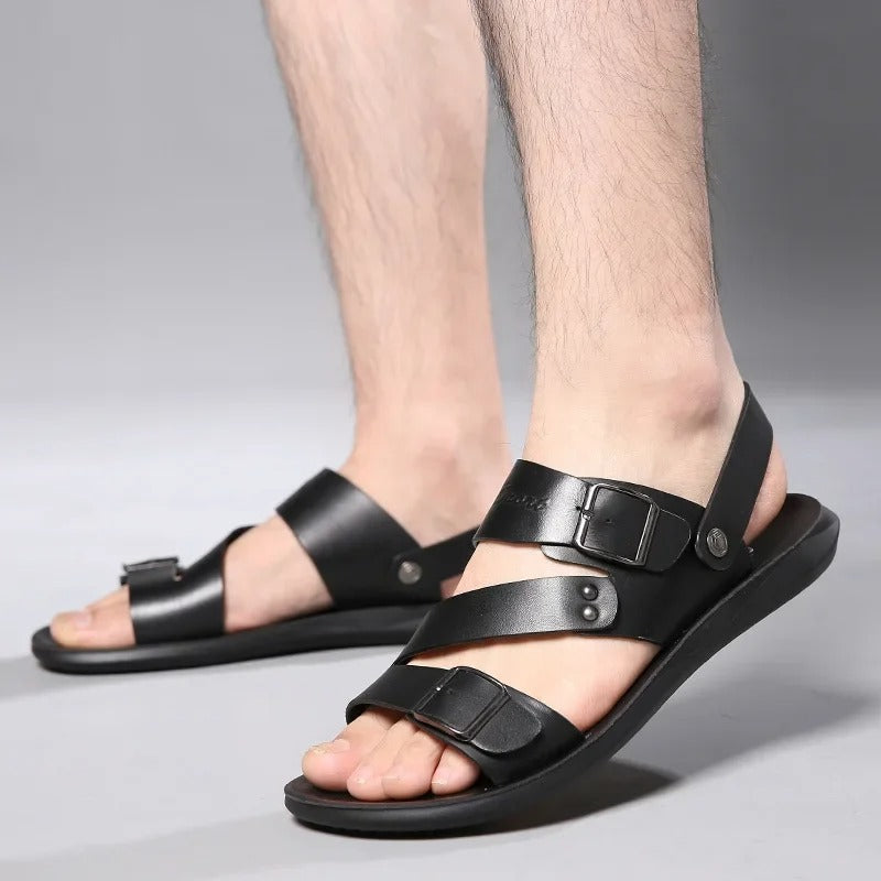 Santoli Men's Leather Sandals