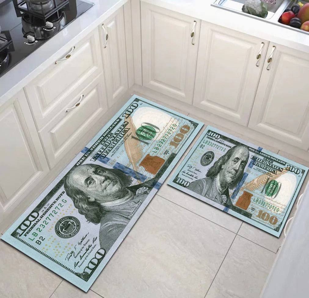 Hundred-Dollar Bill Rug