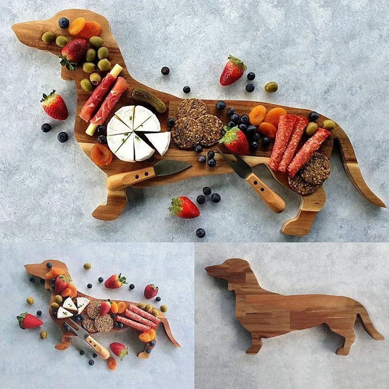 Dog Wooden Tray