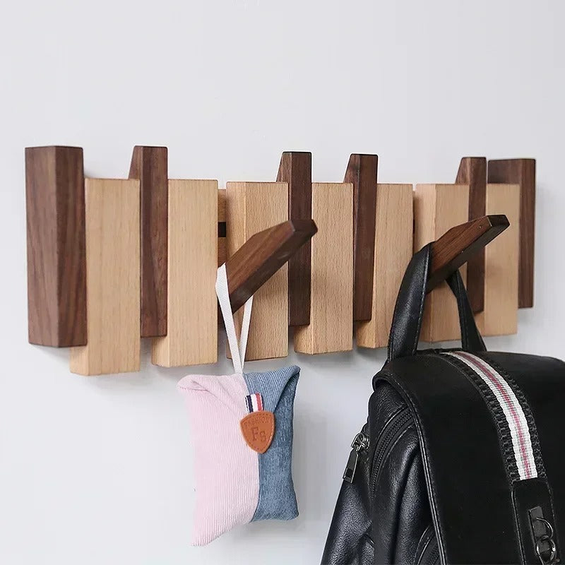 Wooden Piano Coat Rack