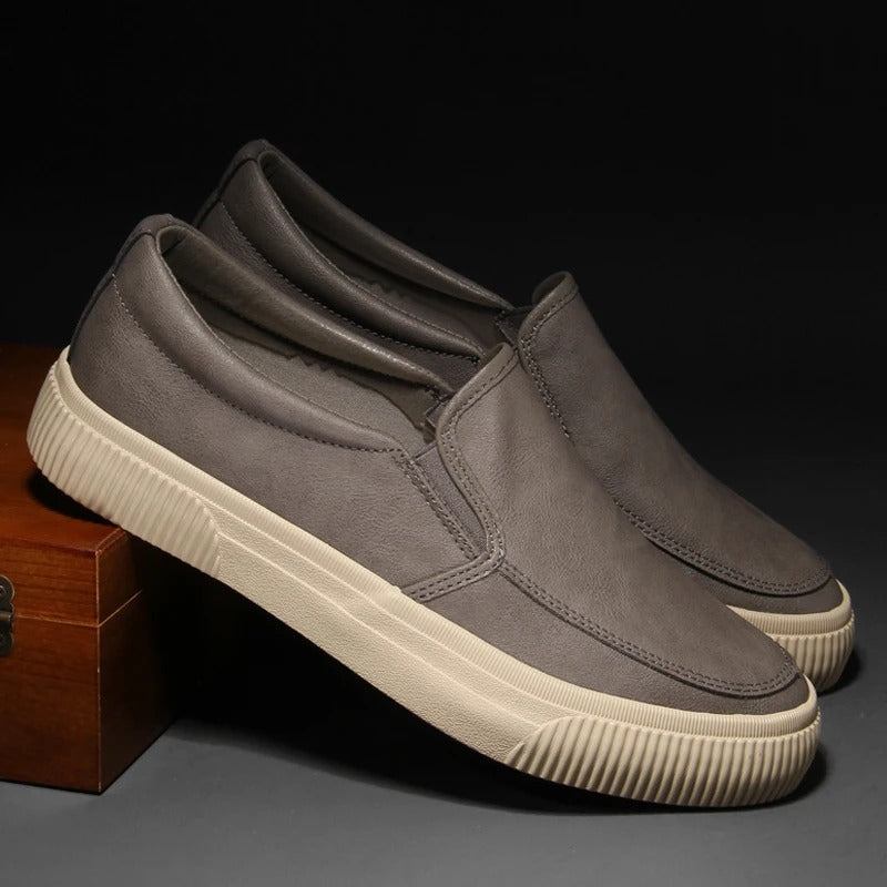 Vittorio Leather Slip-On Shoes