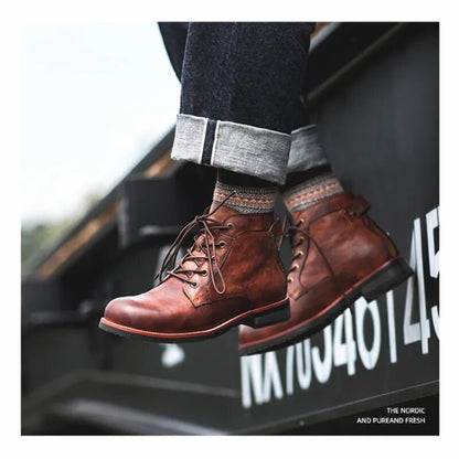 Vintage Frostbound Leather Classics