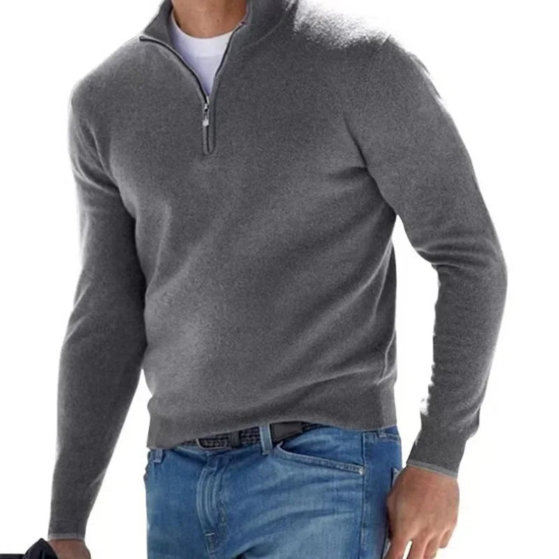 Boromis Cashmere Zip Sweater