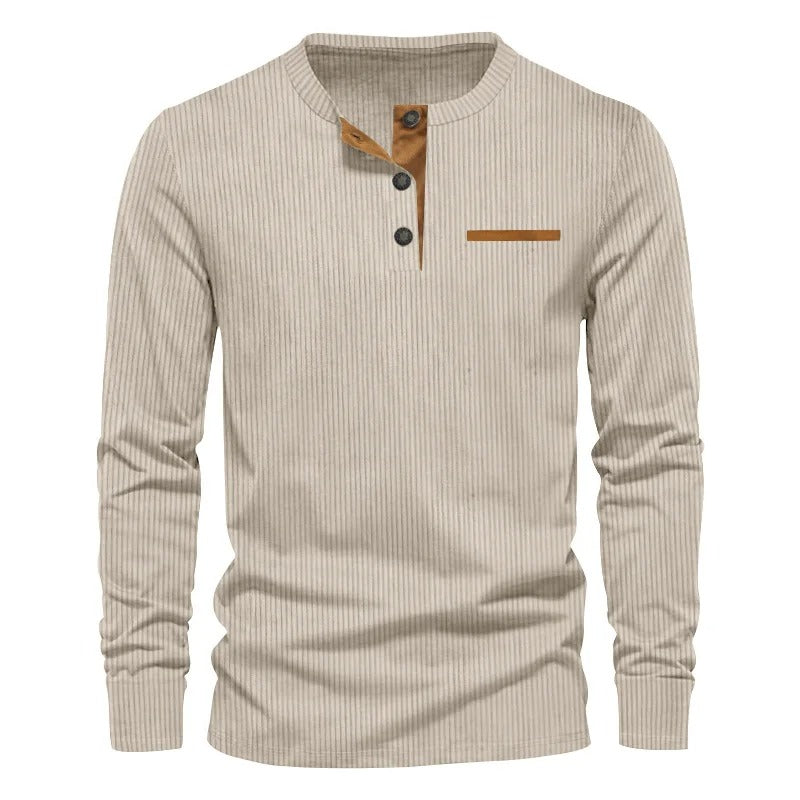 Beckett Corduroy Henley Shirt