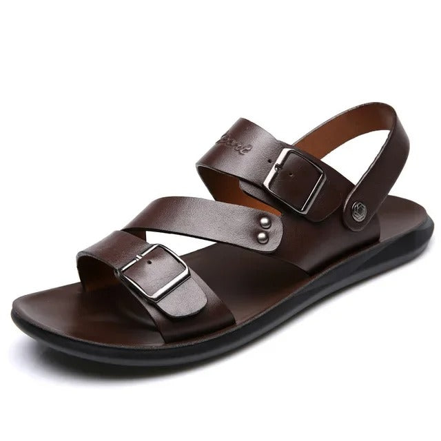 Santoli Men's Leather Sandals