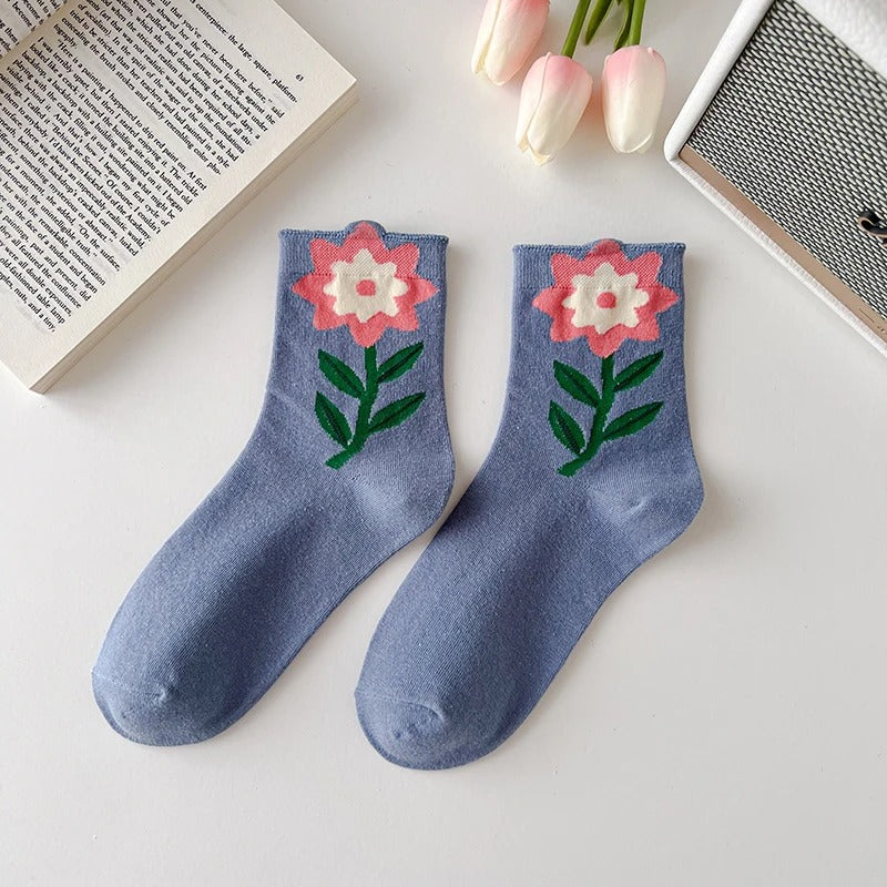 Floral Spring Socks