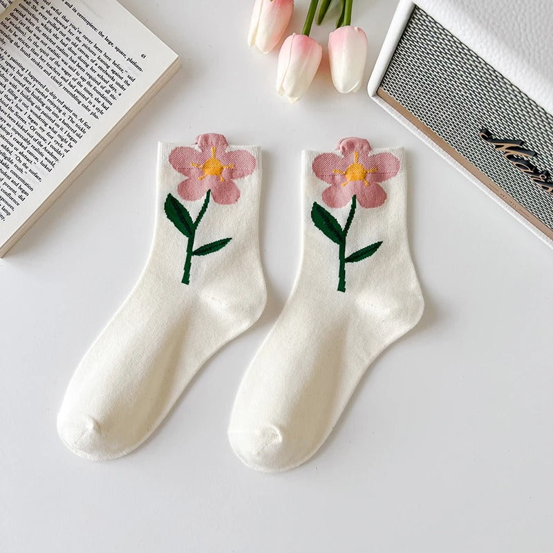 Floral Spring Socks