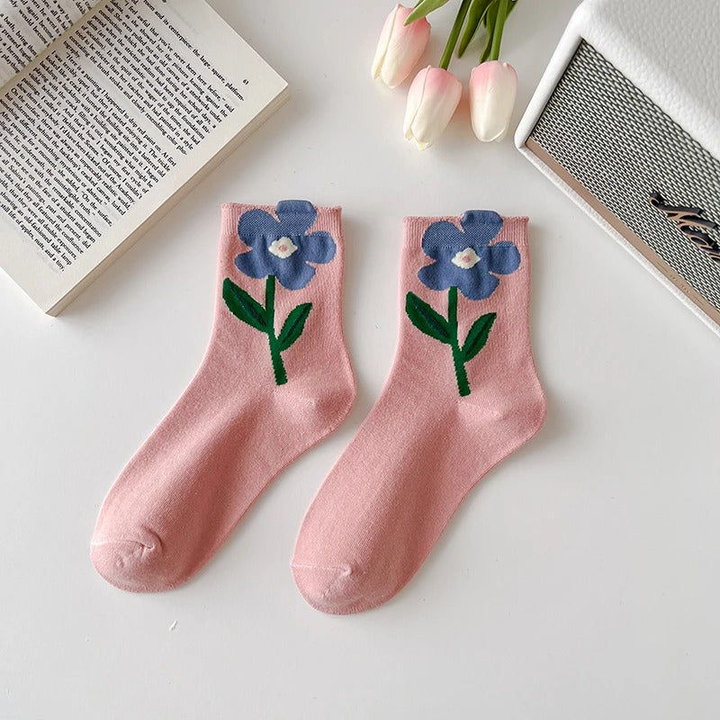 Floral Spring Socks