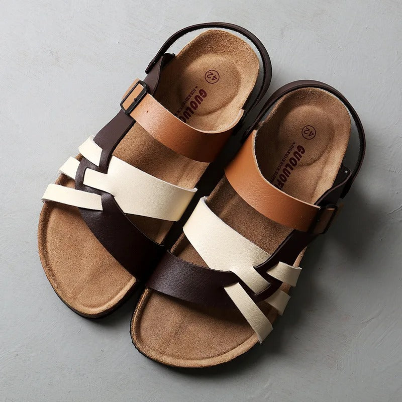 Alessio Leather Sandals